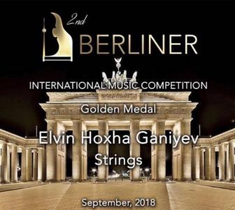 Azərbaycanlı ifaçı Berlində qızıl medal qazandı