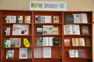 Milli Kitabxanada "Muxtar Dadaşov-105" sərgisi