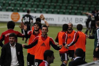 "Qarabağ" "pley-off"da (Fotolar, Video)