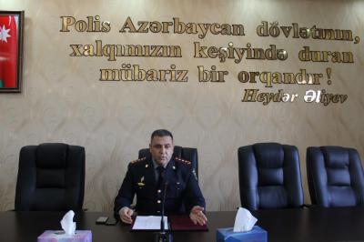 Qazax rayon Polis Şöbəsində polis veteranları ilə görüş