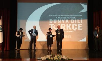 BDU-nun dosenti X Uluslararası Dünya Dili Türkcə Simpoziumunda