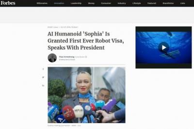 "Forbes" Sofiyanın ASAN səfərindən yazdı