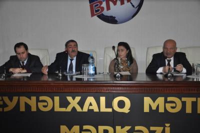 “Dəyər” İctimai Birliyi Beynəlxalq Mətbuat Mərkəzində tədbir keçirdi
