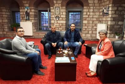 Mədəniyyət Nazirliyinin əməkdaşları Orxan Kamal Xalq Kitabxanasında 