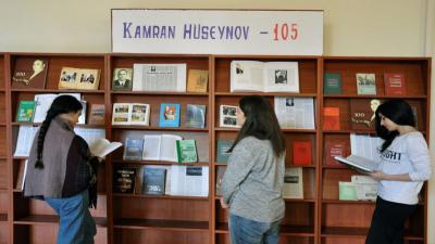 Milli Kitabxanada yeni sərgi: “Kamran Hüseynov-105”