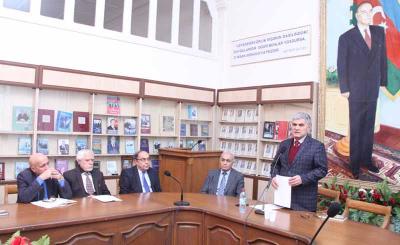 ADPU-da Ramiz Mehdiyevin yeni kitabının təqdimatı keçirildi