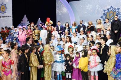 Mehriban Əliyeva uşaqlar üçün təşkil edilən bayram şənliyində