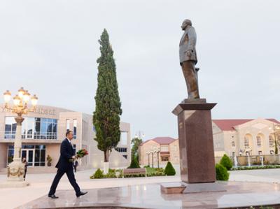 Azərbaycan prezidenti Astarada səfərdə olub