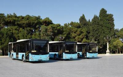 Sumqayıtda 200-dən çox Türkiyə istehsallı avtobus marşrut xətlərinə buraxılıb