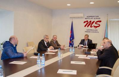 Mətbuat Şurasının Şikayətlər üzrə Komissiyasının iclası