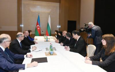 Prezident Bolqarıstanın baş naziri ilə görüşdü