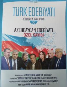 “Türk ədəbiyyatı” bu dəfə Azərbaycan ədəbiyyatından söz açır
