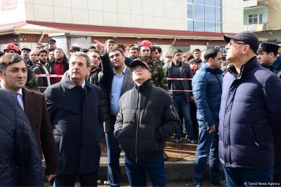 Nazir: "Yanğının qonşuluqdakı tikililərə keçməsinin qarşısı alınıb"