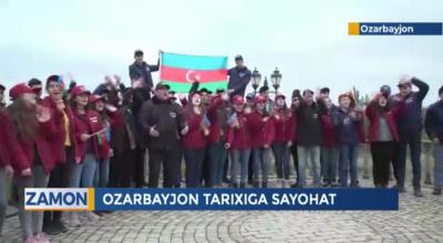 Özbəkistan kanalında Şamaxı və Qəbələ haqqında videomaterial