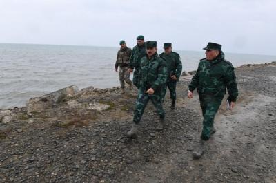Elçin Quliyev sərhədçilərin döyüş fəaliyyətini yoxladı