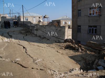 Zığ yamacındakı sürüşmə sahəsində aktivlik davam edir