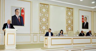 Ağdamda Xalq yazıçısı Çingiz Abdullayevlə görüş - Foto 