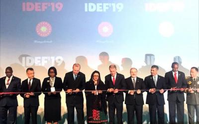 Zakir Həsənov “İDEF-2019” sərgisinin açılış mərasimində