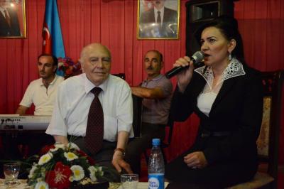 Neftçalada şair Oqtay Rza ilə görüş 
