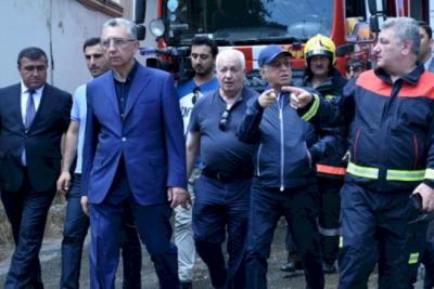 Zığ şossesi yaxınlığında yanğın - Xəsarət alan yoxdur