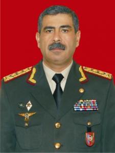 Zakir Həsənovun müdafiə naziri kimi ilk fotosu