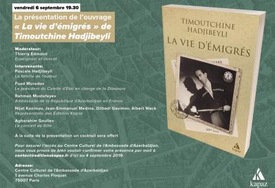 Fransada “Mühacirlərin həyatı” kitabının təqdimatı olacaq