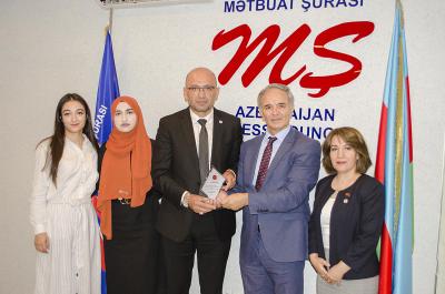 COJEP beynəlxalq təşkilatının nümayəndələri Mətbuat Şurasında