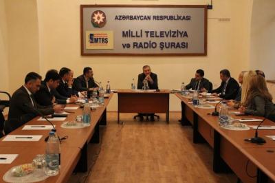 MTRŞ sədri TV rəhbərləri ilə görüşdü