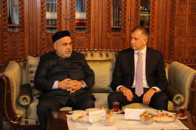 Şeyx Gürcüstan səfiri ilə II İliyanın Keşikçidağla bağlı məktubunu müzakirə edib
