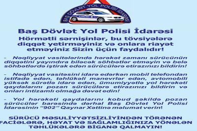 Yol Polisi sərnişinlərə müraciət edib