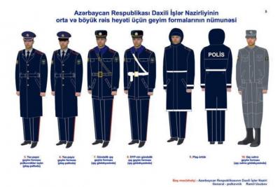 Polis qış geyiminə keçdi