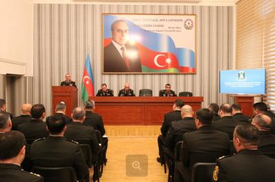 Səfərbərlik Xidmətində 2019-cu ilin yekunlarına dair xidməti müşavirə keçirilib