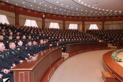 DİN-in Əlahiddə Çevik Polis Alayında əməliyyat müşavirəsi keçirilib