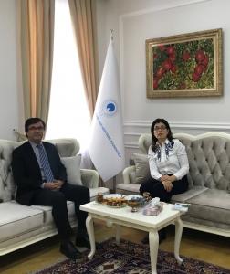 Avrasiya Yazarlar Birliyinin sədri Beynəlxalq Türk Mədəniyyəti və İrsi Fondunda 