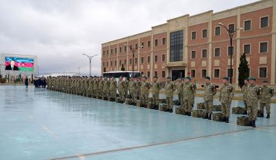Əfqanıstandakı sülhməramlılarımızın bir qrupu Azərbaycana qayıdıb