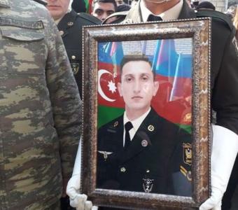 Şəhid hərbi qulluqçumuz dəfn edilib -  Yenilənib