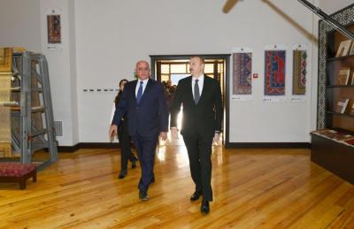 Prezident “Azərxalça” ASC-nin Ağstafa filialının fəaliyyəti ilə tanış olub