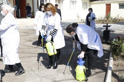 Azərbaycan Texnologiya Universitetində dezinfeksiya işləri aparılıb