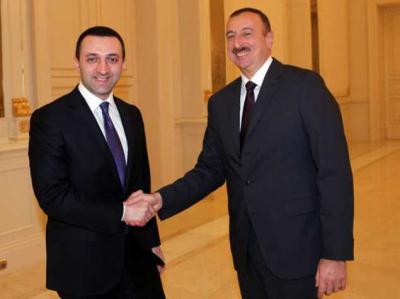 Azərbaycan prezidenti Gürcüstanın baş nazirini qəbul edib