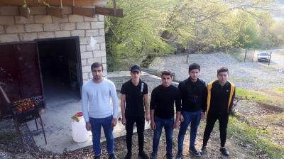 Qubada karantin qaydalarını pozan gənclər saxlanıldılar