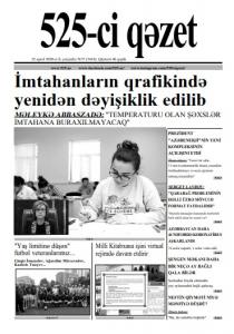 "525-ci qəzet"in 22 aprel sayında nələr var? - ANONS