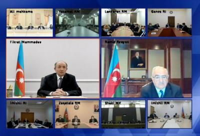 Ali Məhkəmənin 7 hakiminin səlahiyyətinə xitam verilib, 5-i aşağı işə keçirilib