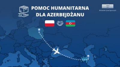 Polşa Azərbaycana humanitar yardım göndərdi