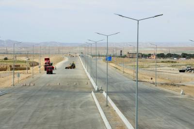 Yeni ödənişli avtomagistralın 30 km-lik hissəsinin tikintisi sona çatır