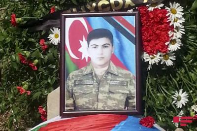 Şəhid hərbçimiz dəfn edildi