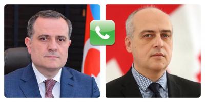 Azərbaycan və Gürcüstanın XİN başçıları arasında telefon danışığı
