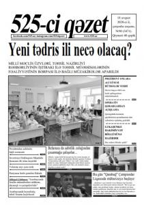 "525-ci qəzet"in 18 avqust sayında nələr var? - ANONS