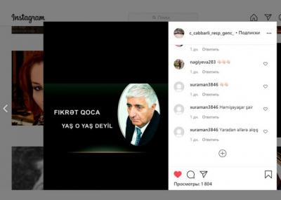 Fikrət Qocanın həyat və yaradıcılığına həsr edilmiş virtual sərgi hazırlanıb