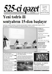 "525-ci qəzet"in 28 avqust sayında nələr var? - ANONS