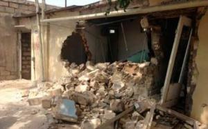 Bakıda uşaq dağılan evin aıtında qaldı